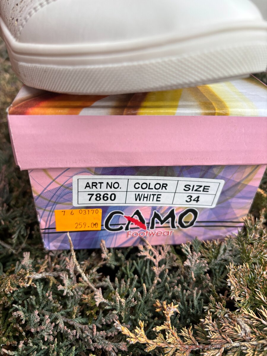 Bílé balerínky 34 Top Stav - 2