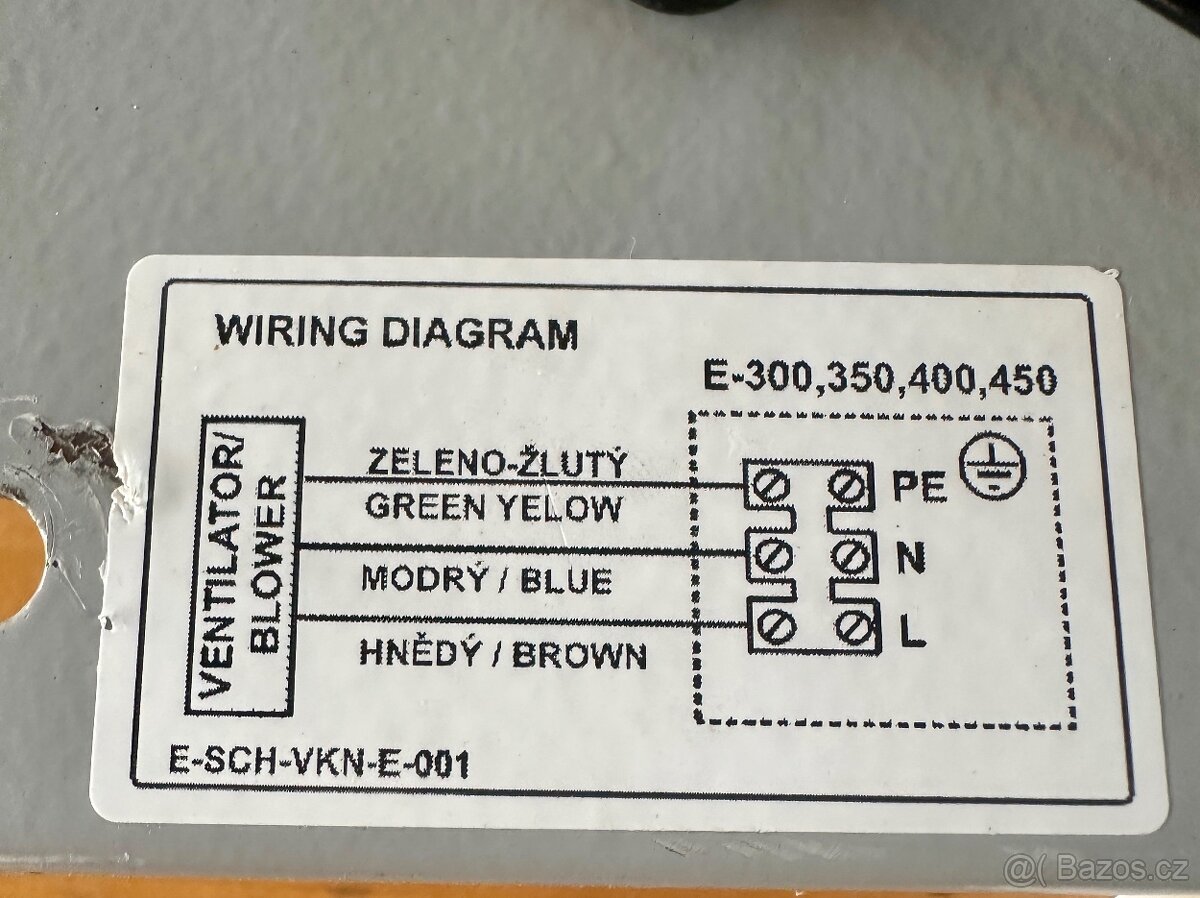 Průmyslový ventilátor axiální Vulkán VKN 300 - regulátorRVS - 2