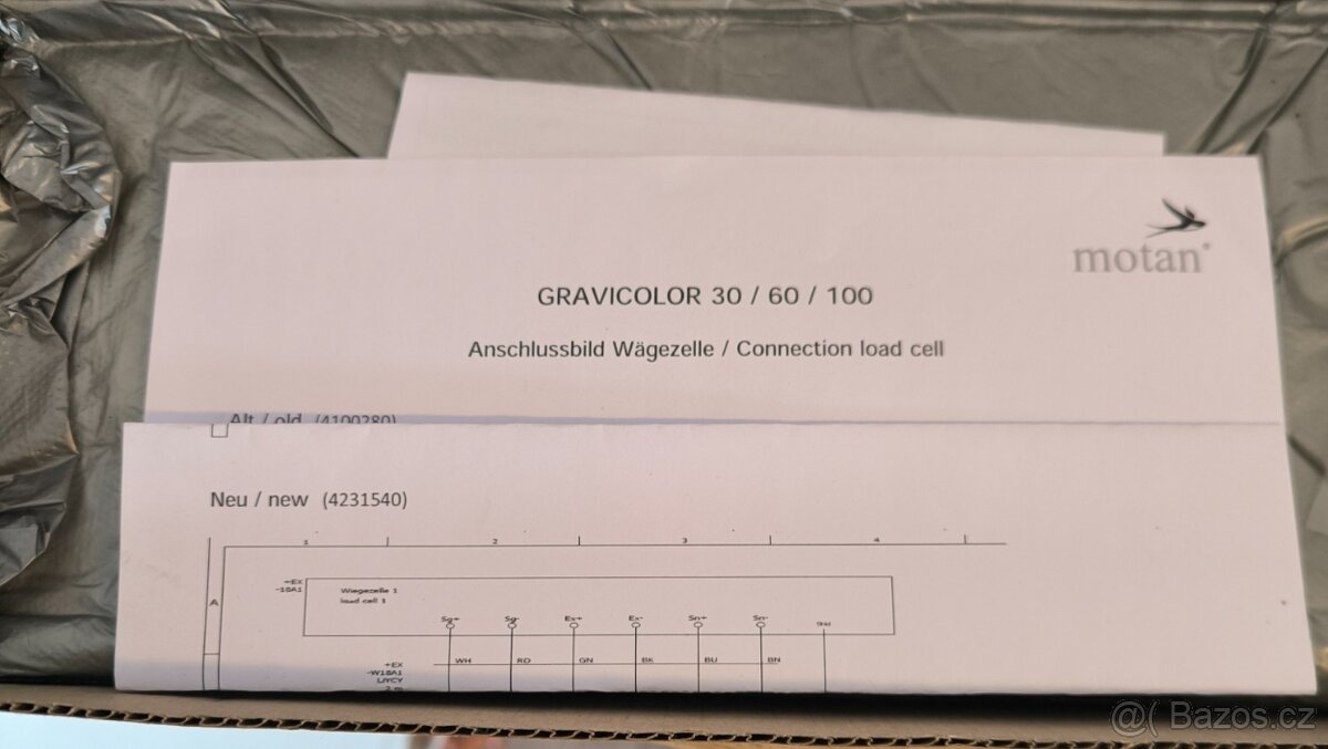 Tenzometrický snímač - 2