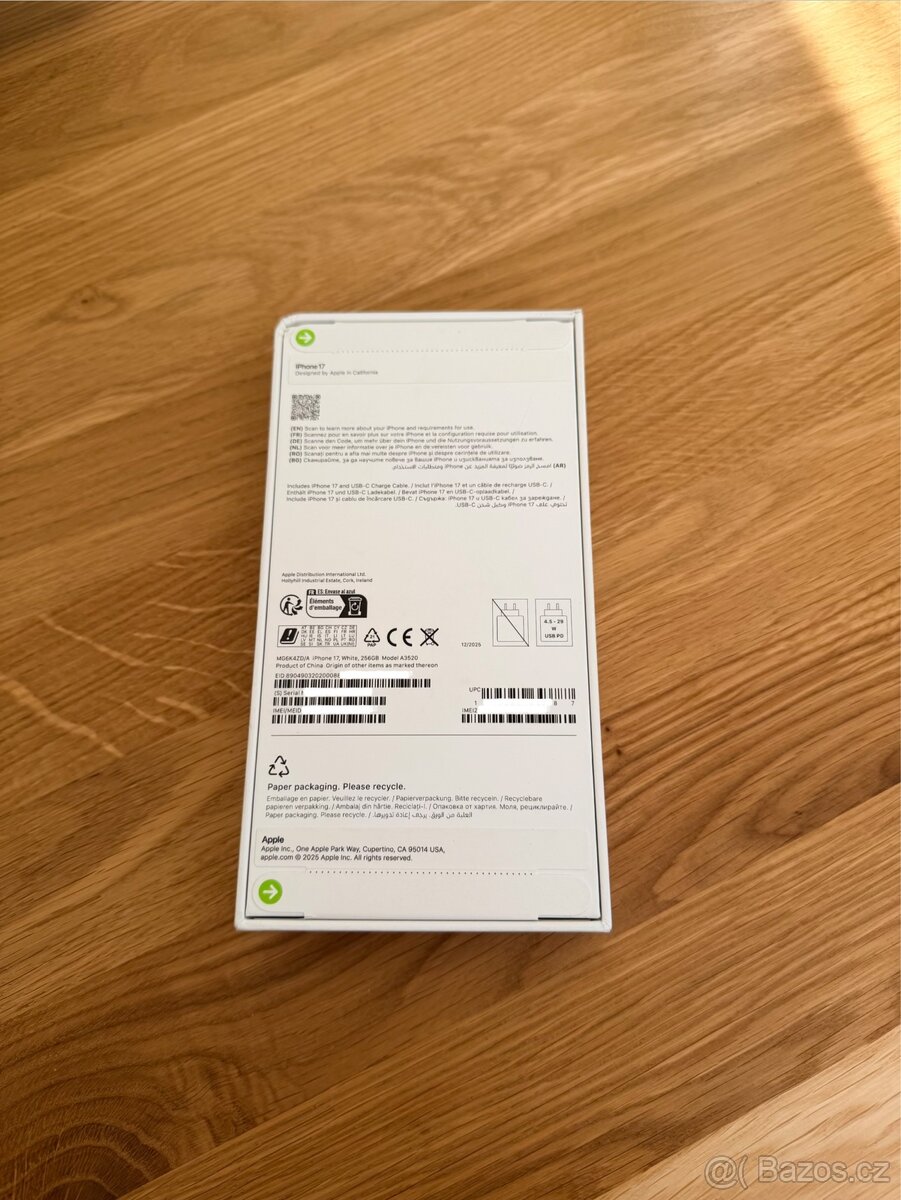 iPhone 17 256GB White Novy - 2