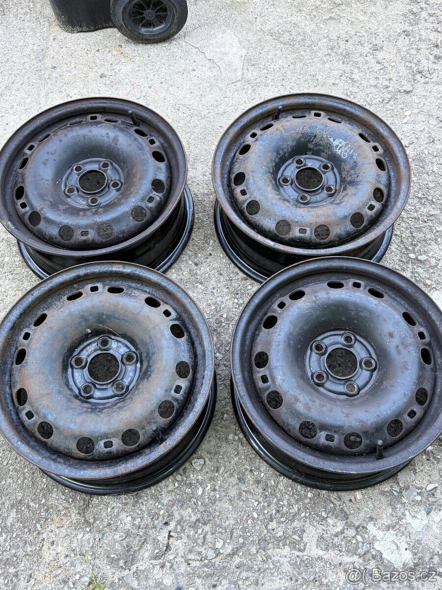 Plechové disky 6Jx15 5x100 - 2