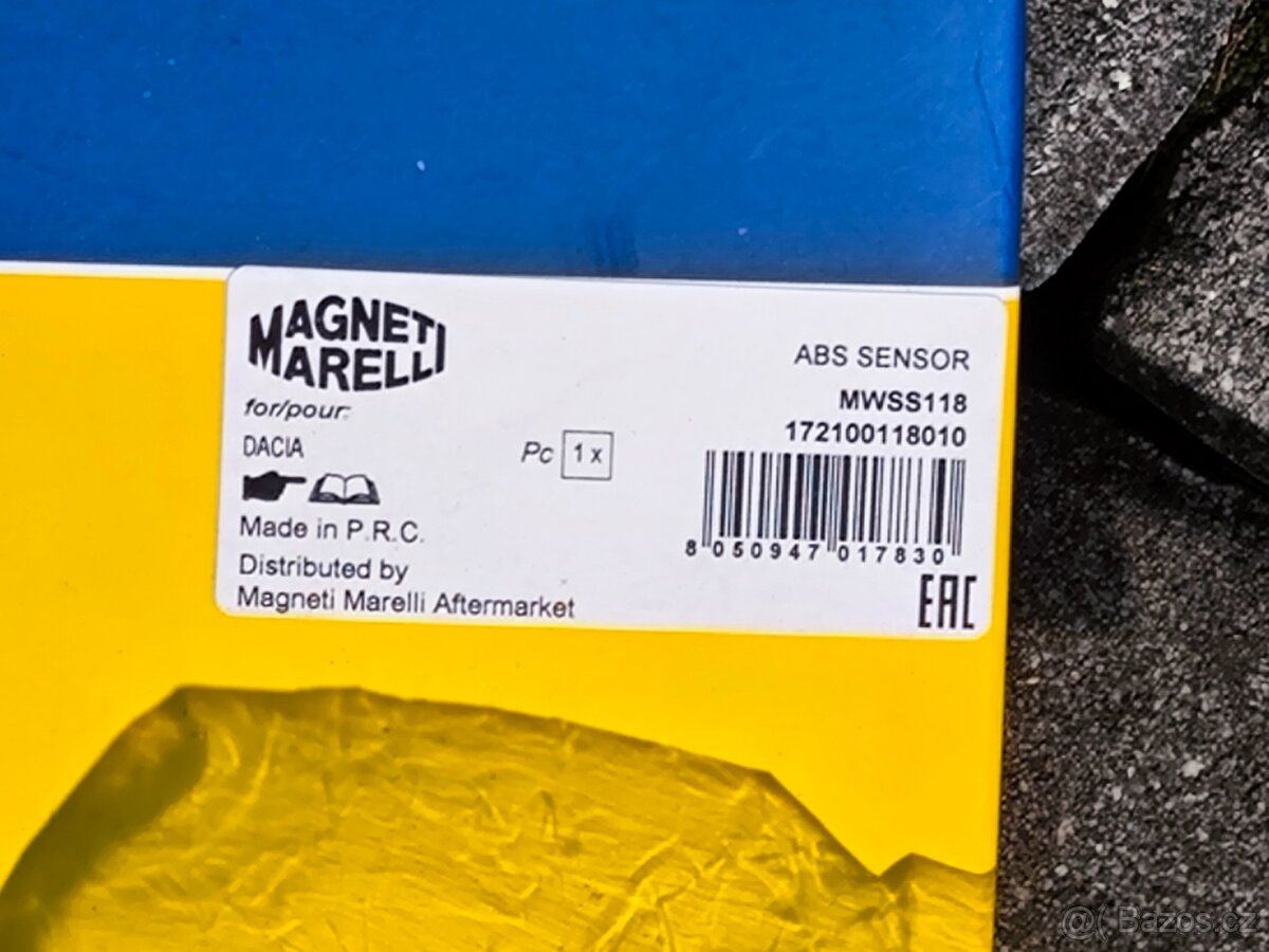 Nové čidlo ABS Magneti Marelli MWSS118 - 2