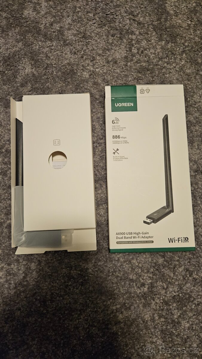 WI-FI 6 USB adaptér síťová karta UGREEN AX900 - 2