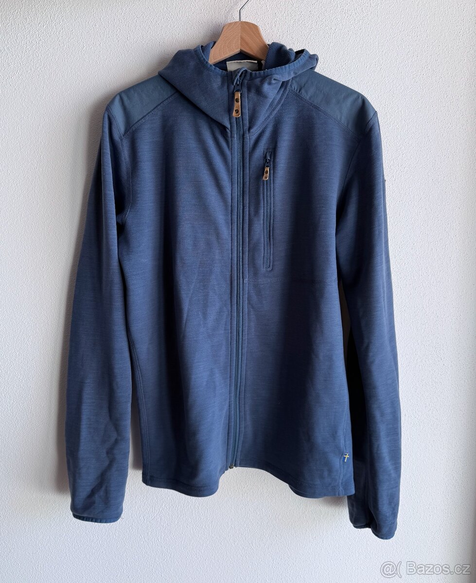 Outdoorová merino mikina Fjallraven Keb Fleece Jacket M blue - 2