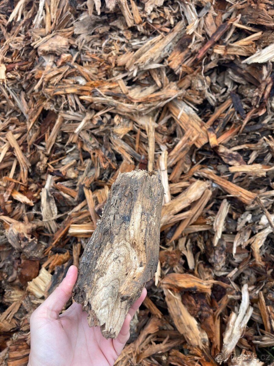 Dřevní drť z pařezů - 2