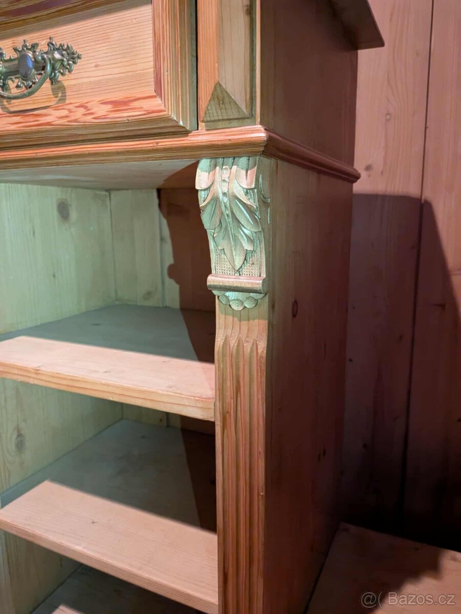 Předsíňová sestava / botník z masivu – ruční truhlářská prác - 2