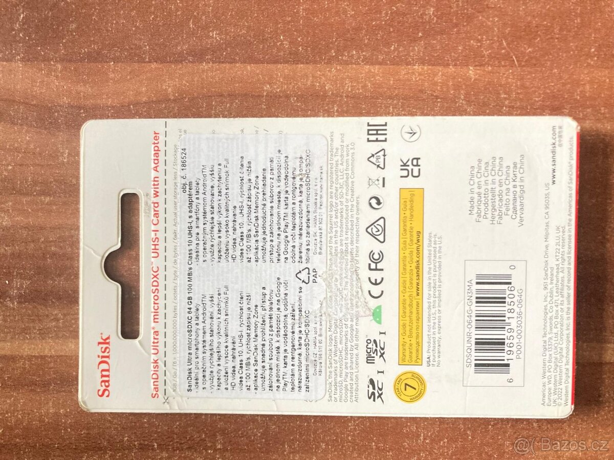 SanDisk MicroSDXC Ultra 64GB + SD adaptér - 2