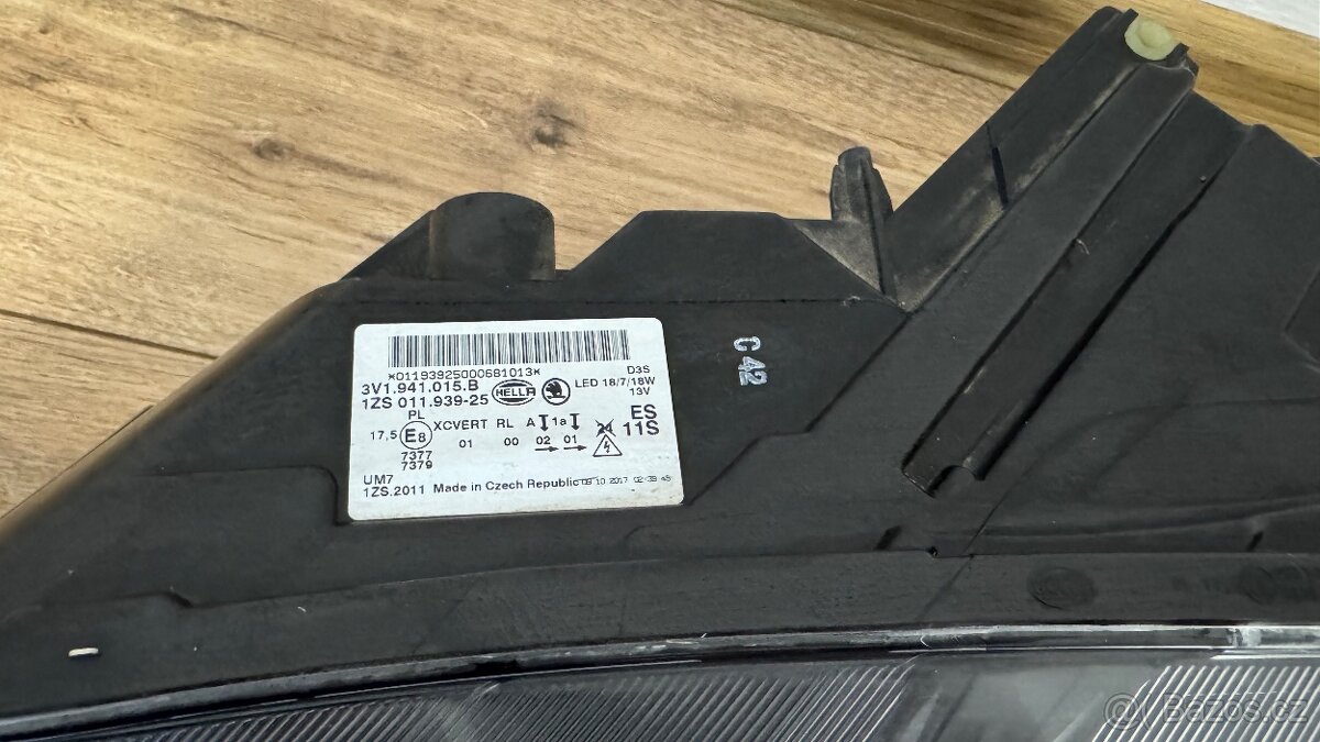 Přední světla Superb 3 sportline - 2