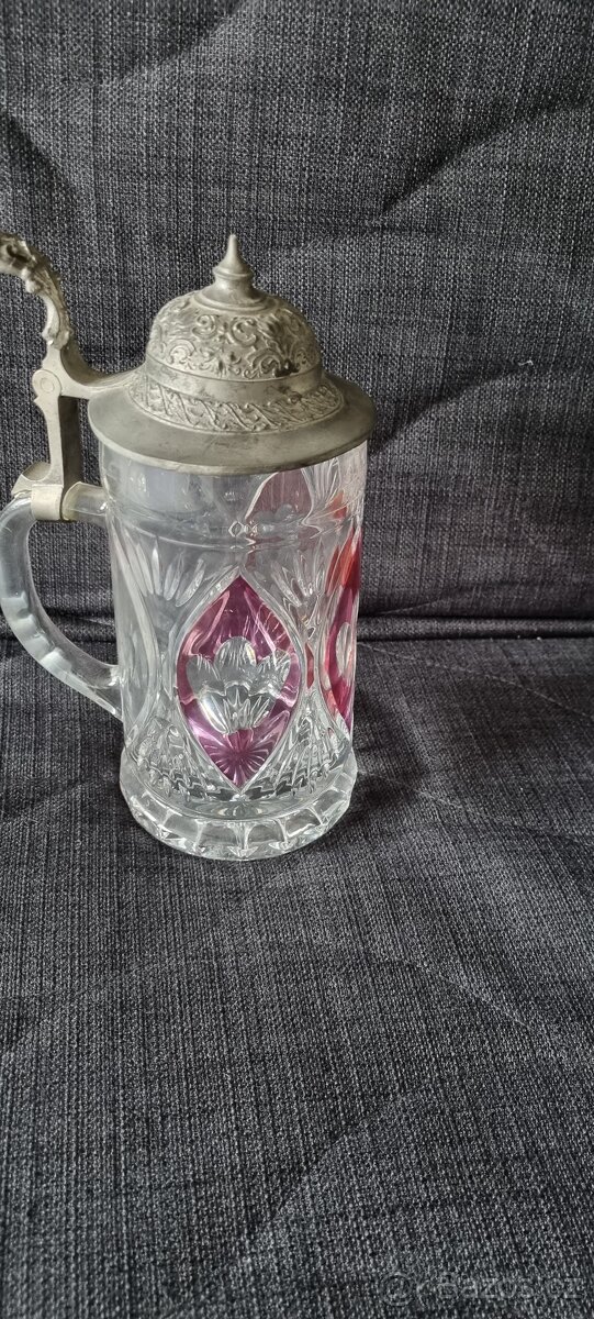 sklenněný půllitr s víkem - 2