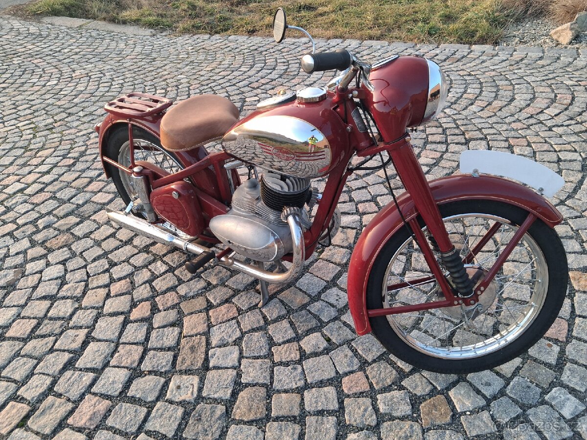 Jawa 250 zbrojovka 1949 - 2