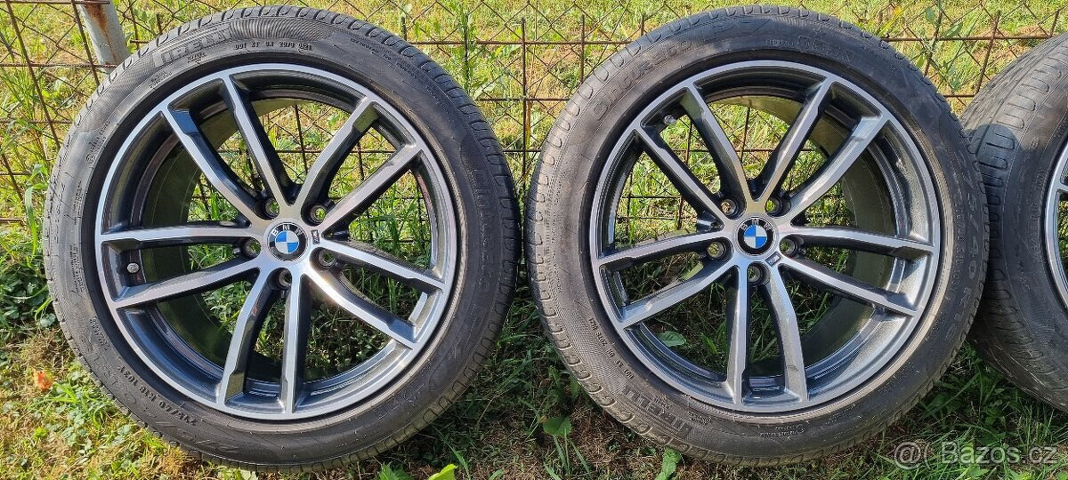 Alu kola BMW 5x112 9x18 ET44 8x18 ET30 dvourozměr Pirelli - 2