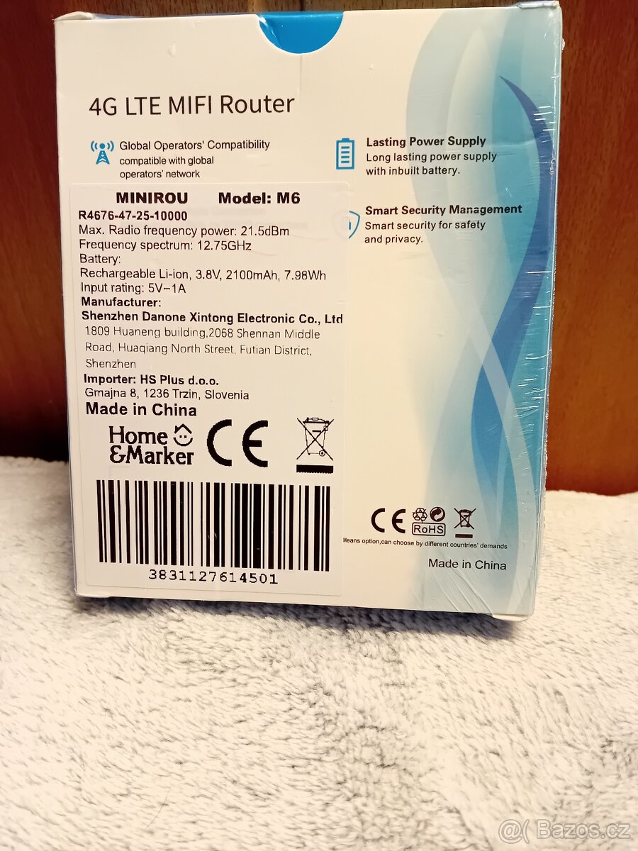 Přenosný WiFi router nový - 2