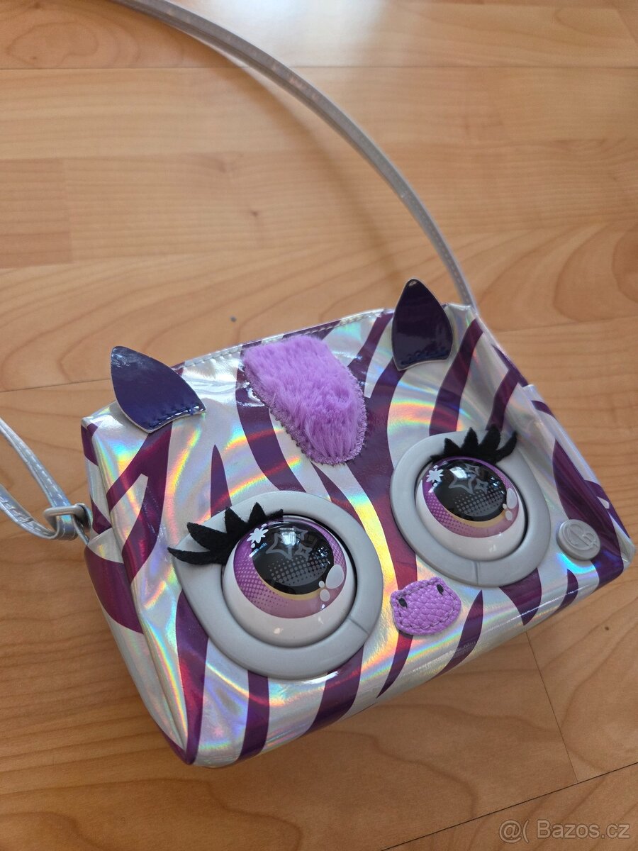 Dívčí mrkací kabelka - zebra - 2