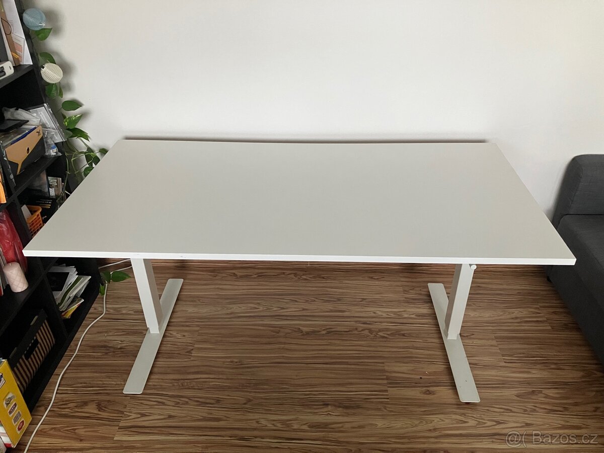 Polohovaci stul IKEA bily 160x80 - 2