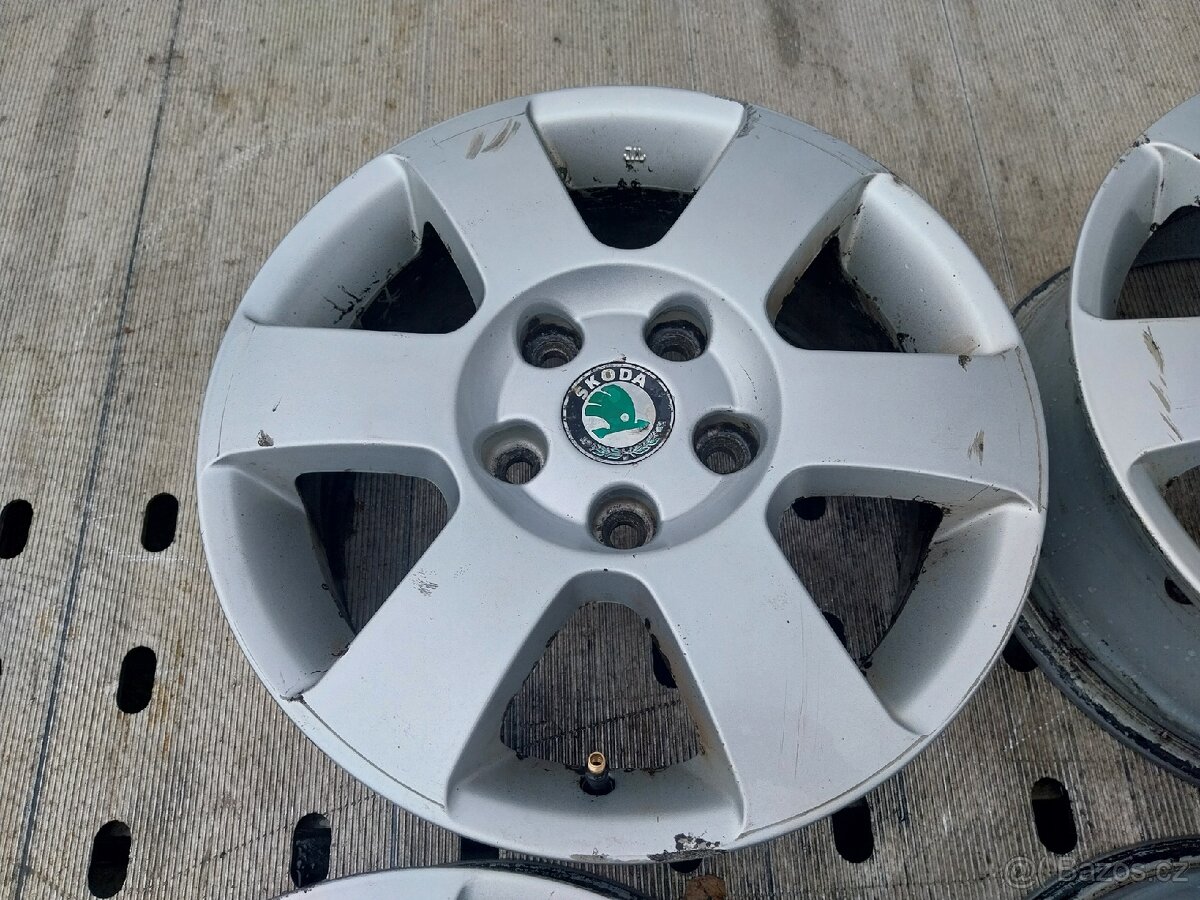 Alukola Škoda octavia 2 originální, 5x112 - 2