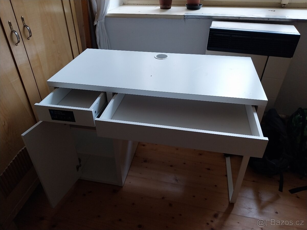 Ikea MICKE Psací stůl, bílá, 105x50 cm - 2