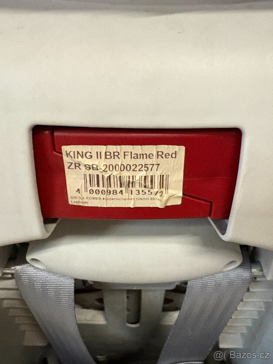 Britax Romer King II BR Flame Red - 2