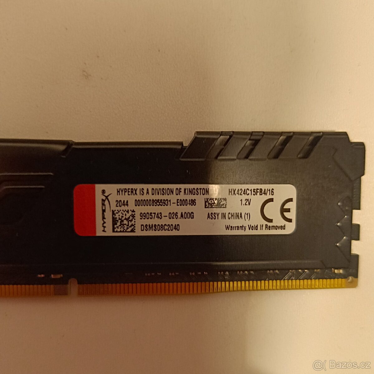 HyperX Fury rám 16gb DDR4 2400MHz - 2