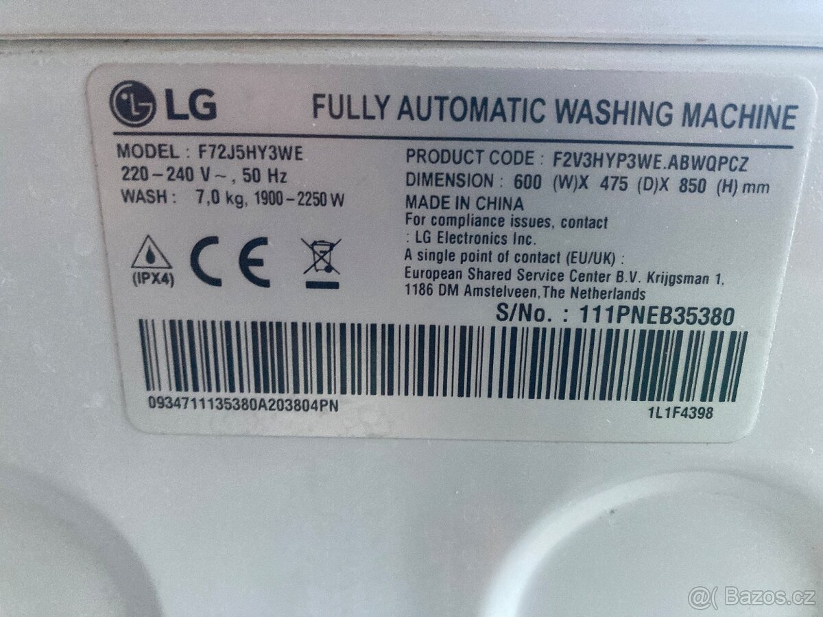 Pračka LG - 2