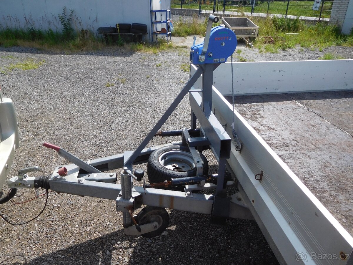 Přívěsný Vozík Nákladní Valníkový Dvouosý, Maro M 36, 30 D