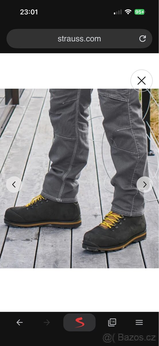 Pracovní obuv STRAUSS bezpečnostní 43 - 2