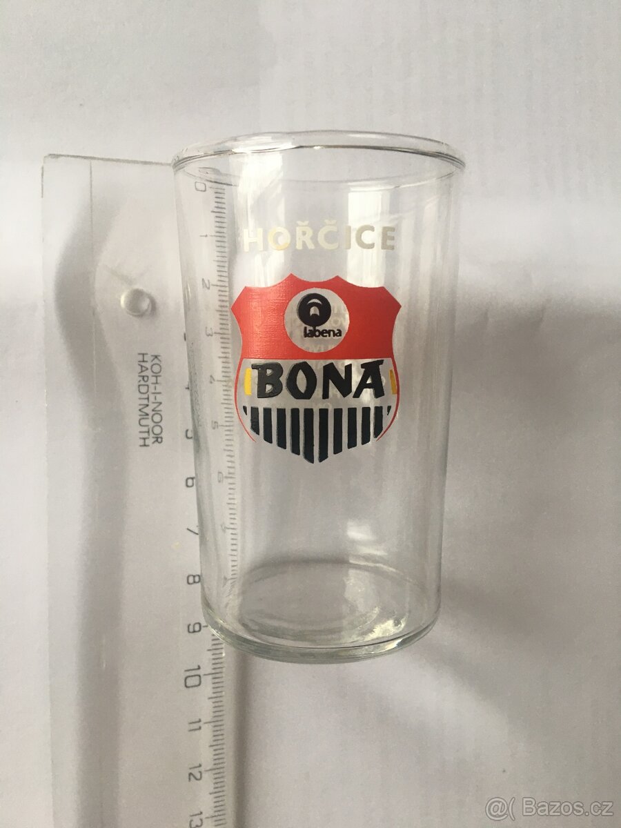 Retro sklenice od hořčice - 2