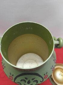 Ručně malovaná konev na mléko - 2