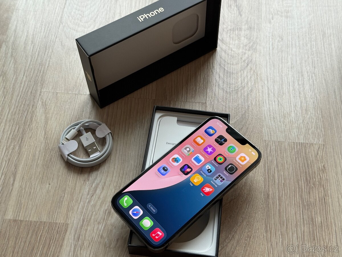 Apple iPhone 13 Pro 256 Gb Grafitově Šedý, Baterie 100%, TOP - 2
