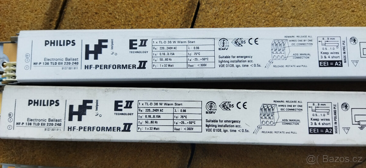 Elektronický předřadník Philips HF-P 118, HF-P 136 - 2