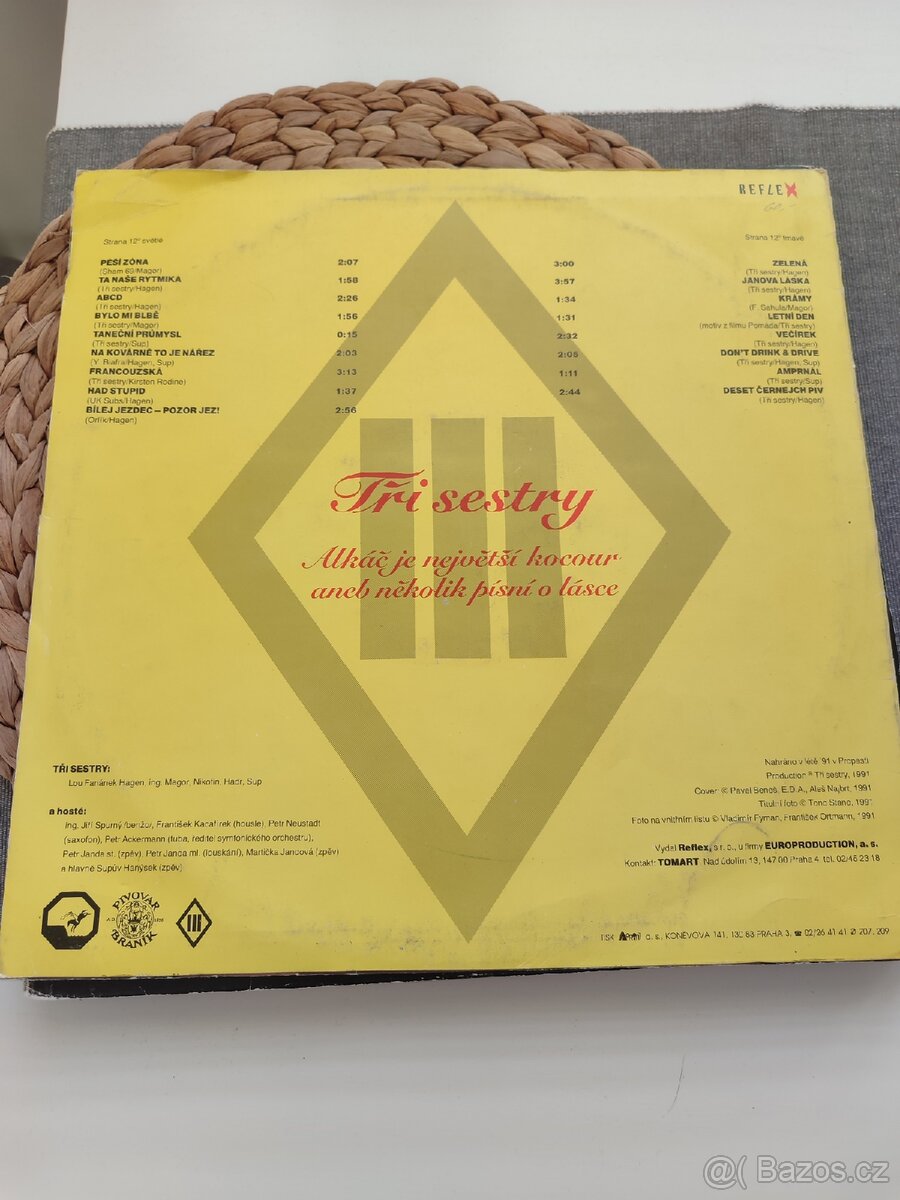 LP Tři sestry - alkač je největší kocour... 1991 - 2