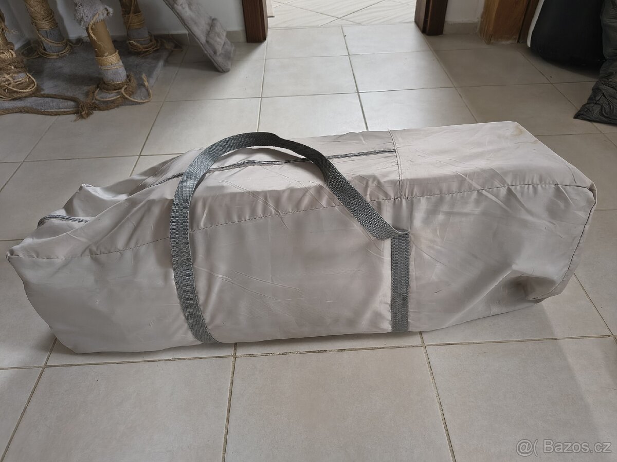 Cestovní dětská postýlka-šedá - 2