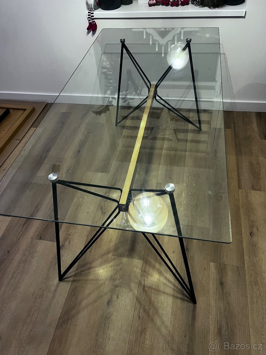 Skleneny stul 180x80cm - 2