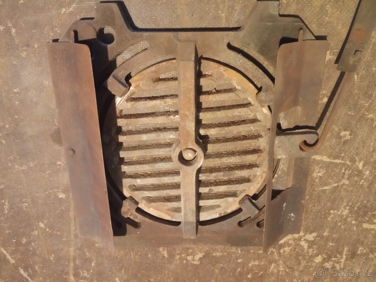 Dvířka kamen, otočný rošt, noha - 2