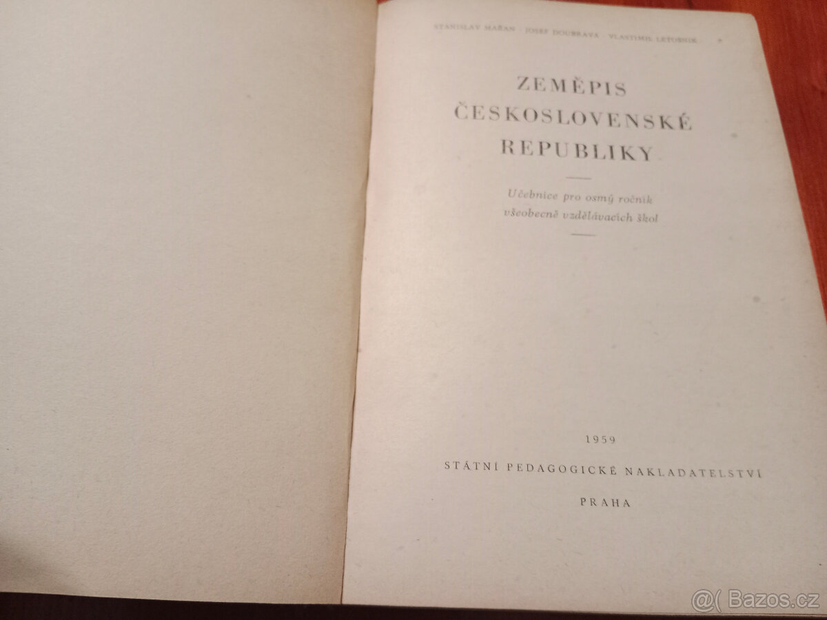 Zeměpis r. 1959 - 2