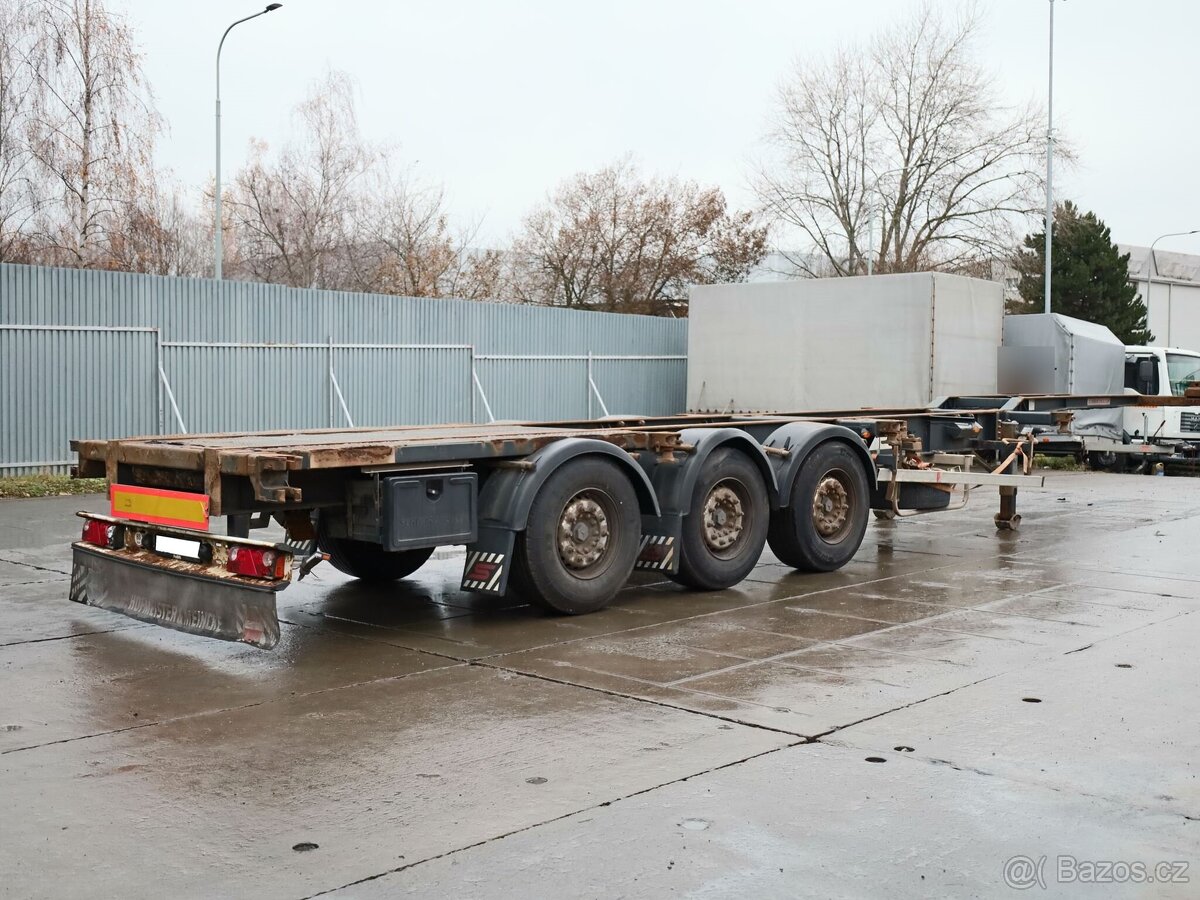 Schwarzmüller 3/E, NOSIČ KONTEJNERŮ (BDF) 2x 20", NEBO 1x - 2