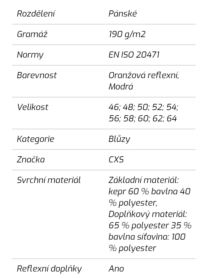 Pracovní výstražná bunda - 2