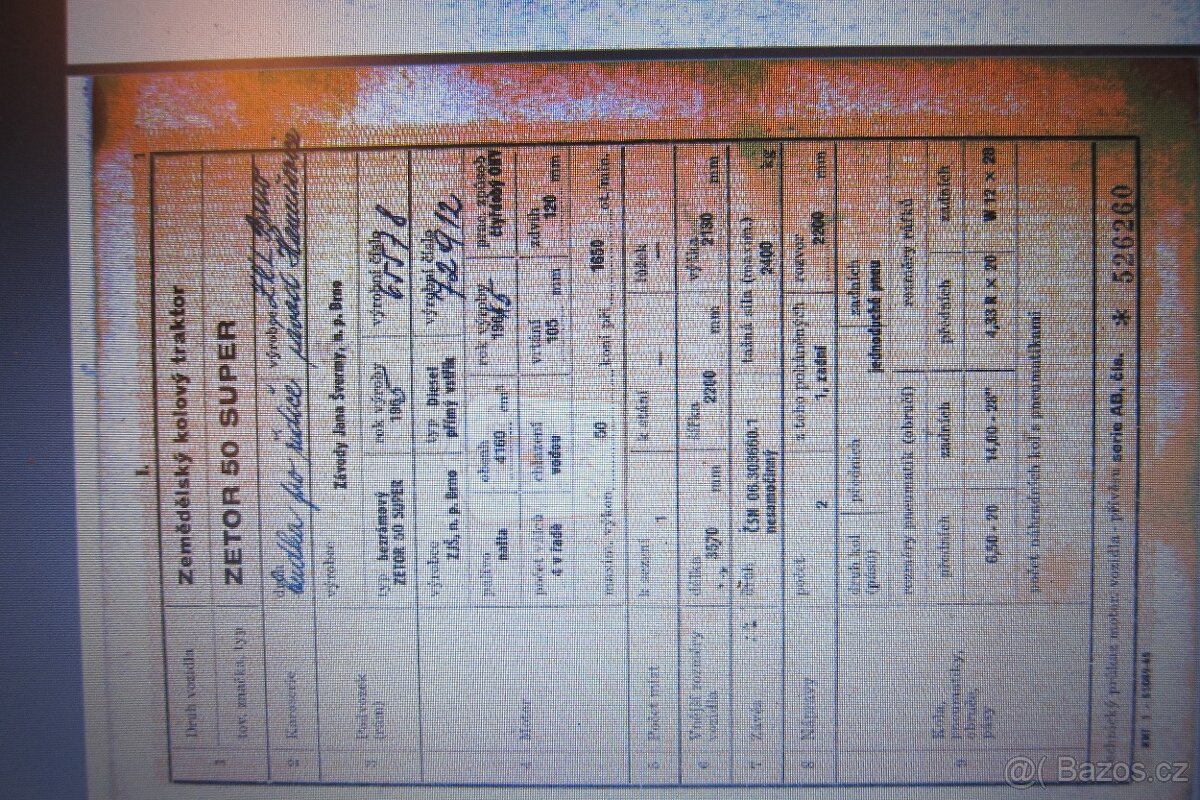 Traktor ZETOR 50 SUPER - 2