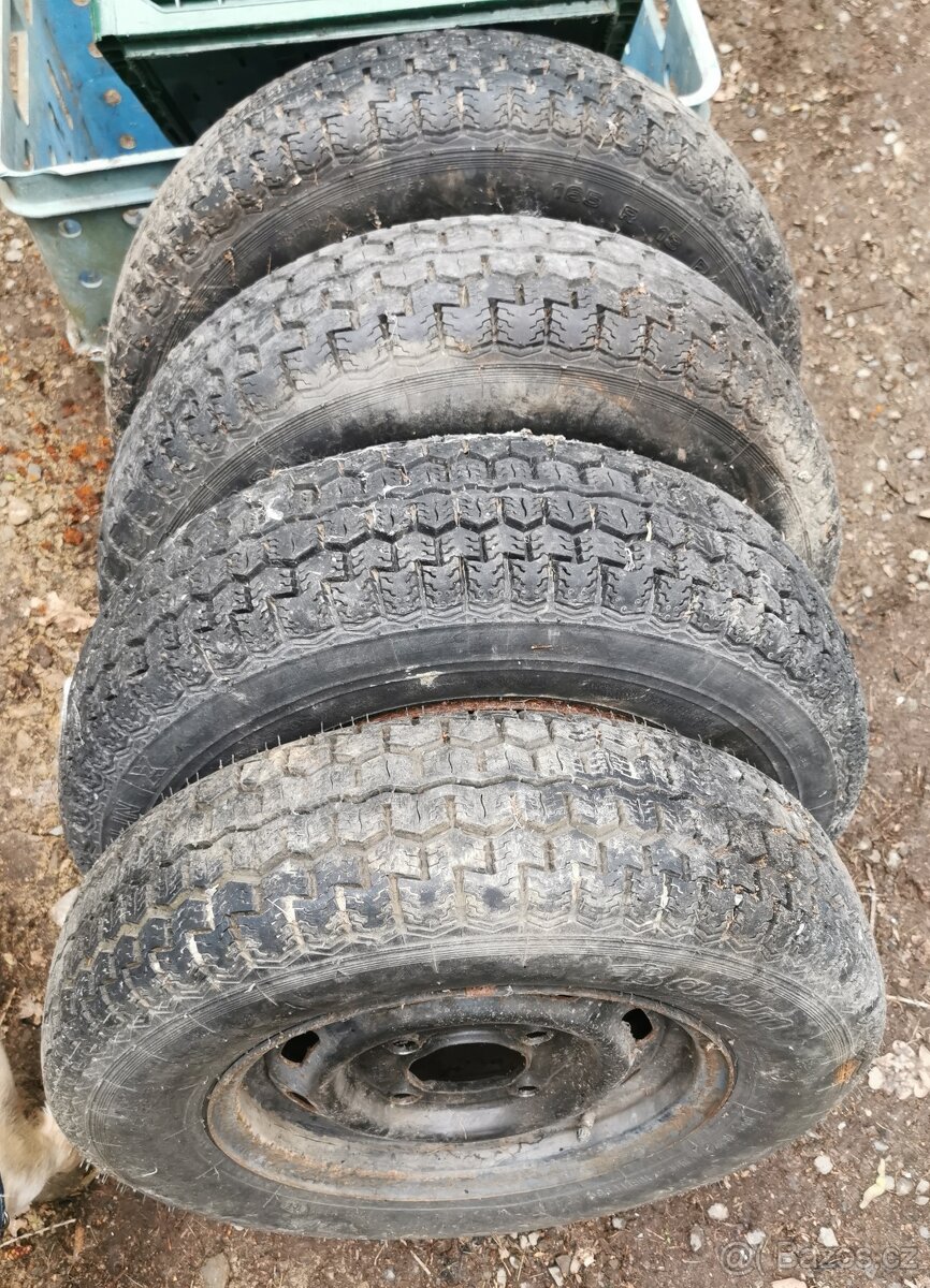 4x kola Škoda 105,120,130 - 2