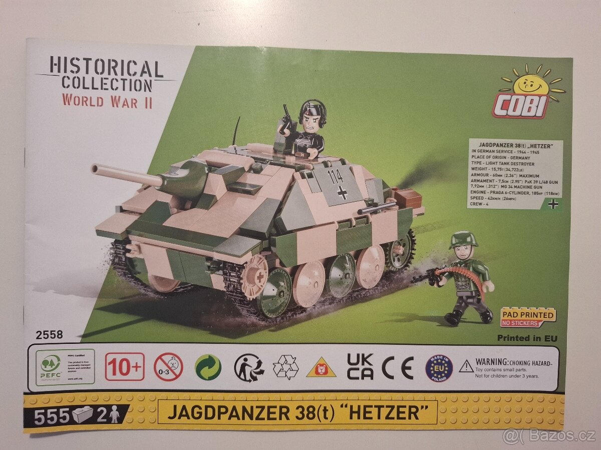 COBI 2558 Jagdpanzer 38(t) 'Hetzer' - 2
