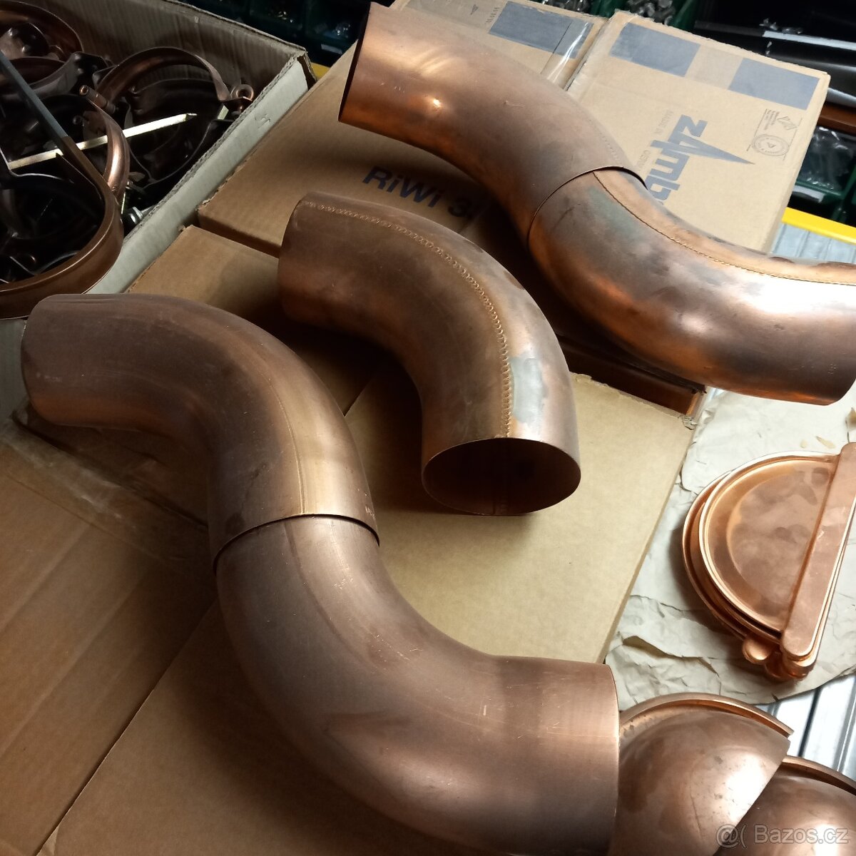 Cu (měděné) příslušenství ke žlabovině - 2