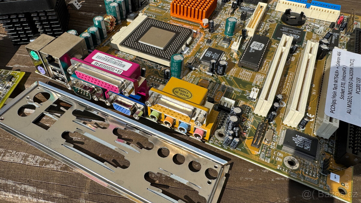 RETRO deska PCChips/Hsin Tech M754LR+ + Celeron 333, 64MB - 2