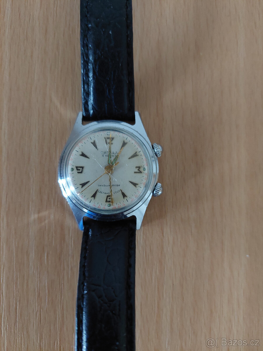Prodám funkční retro hodinky Signal 18 kamenů - 2