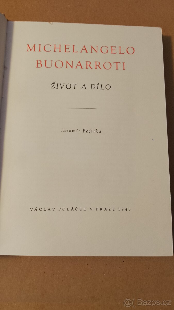 Michelangelo Buonarroti.Život a dilo - 2