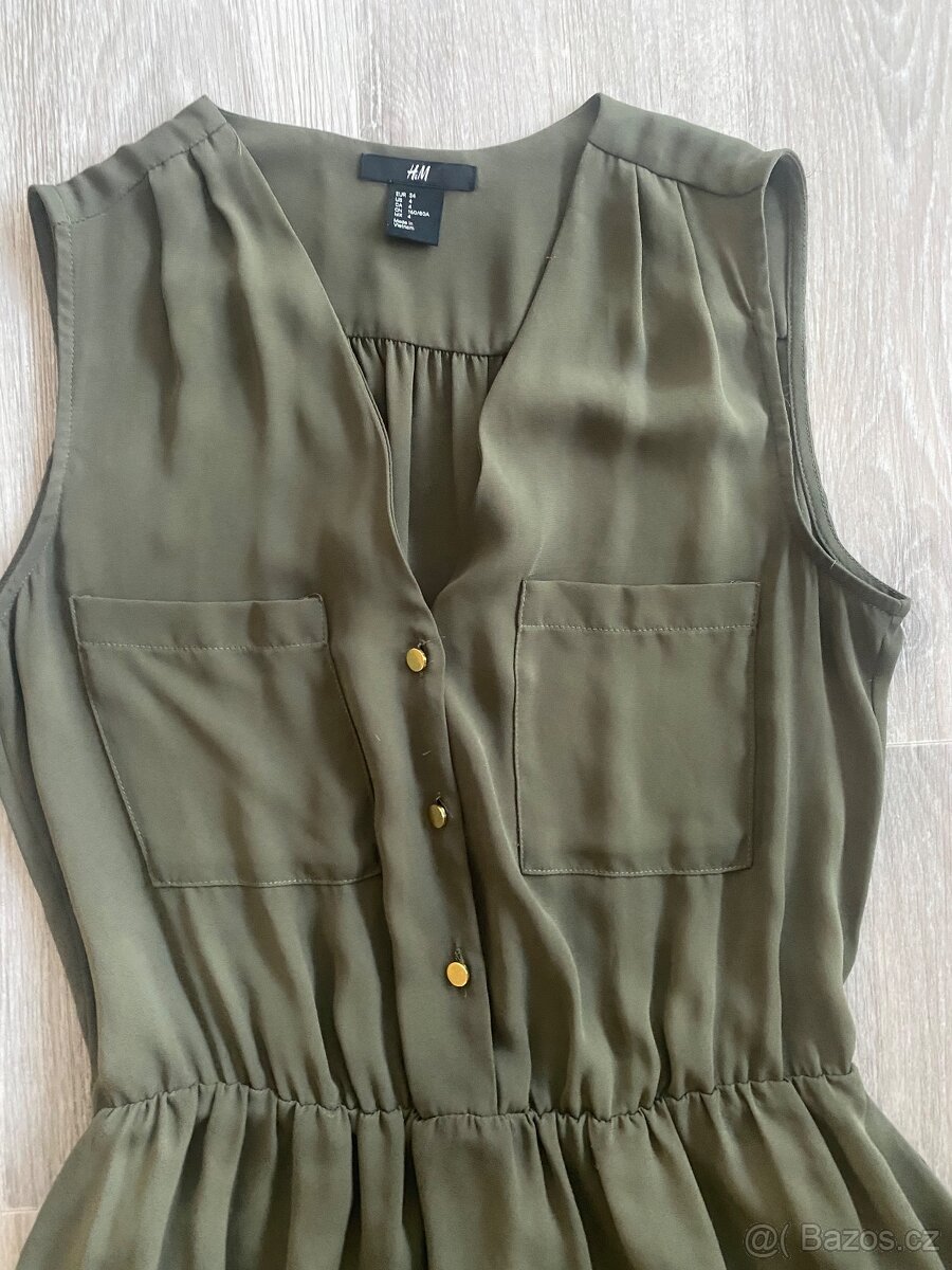 Košilové šaty H&M vel. XS - 2
