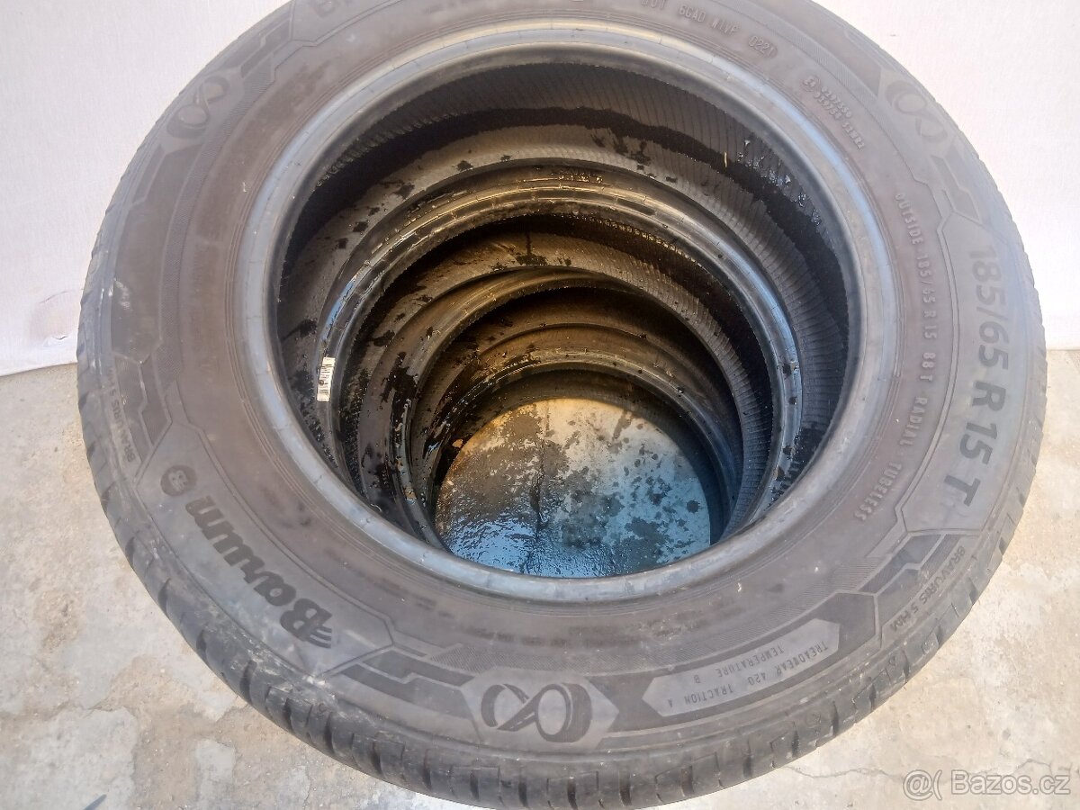 4 letní pneu 185/65-15 - 2