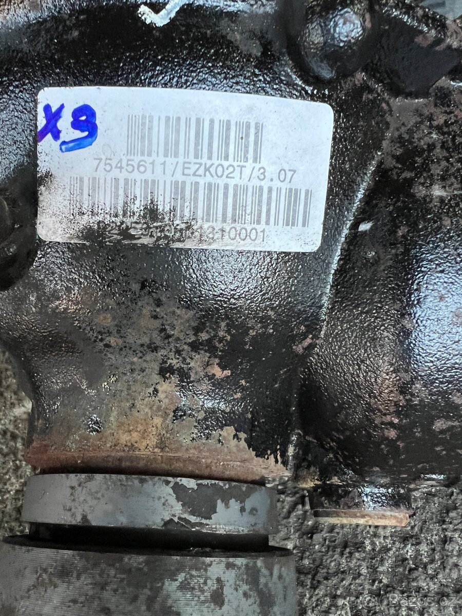 BMW x3 diferenciál 3.07 - 2