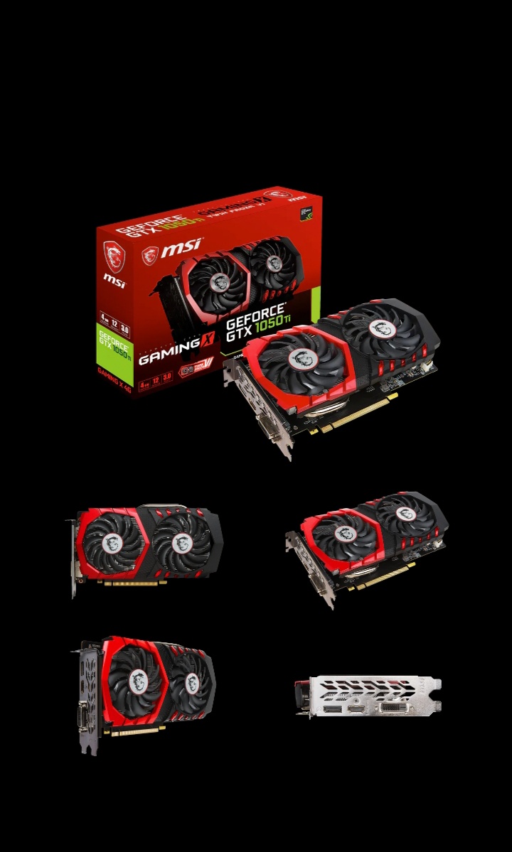 GeForce GTX 1050 Ti GAMING X 4G
- 2