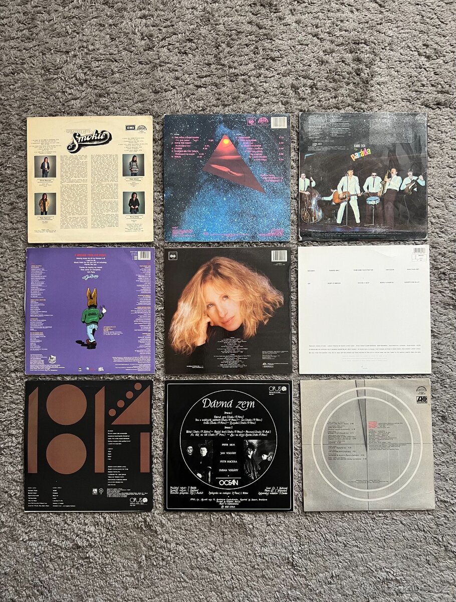 LP Gramofonové desky z pozůstalosti.9ks. - 2