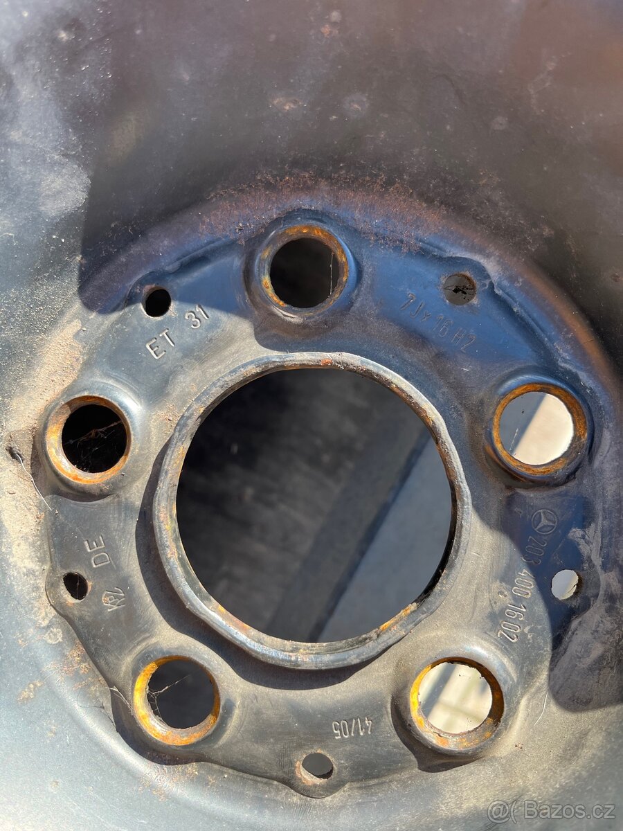 Plechové disky 5x112 r16 mercedes - 2