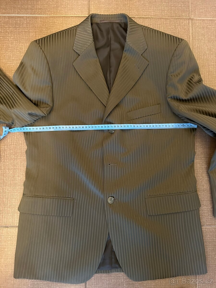 Vintage zelený pánský oblek (Green suit retro) - 2 kusy - 2